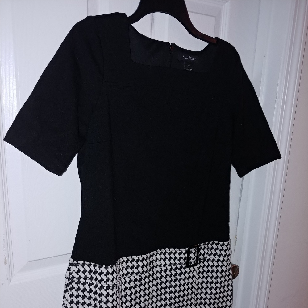 Black and white dress